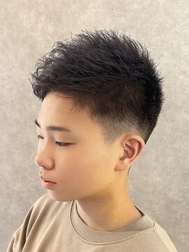 スイ(suiw) アップバング清風カット【suiw】昭和町/天王寺/阿倍野