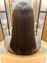 シュエット(chouette)&nbsp;髪質改善ストレート×ナチュラルベージュ