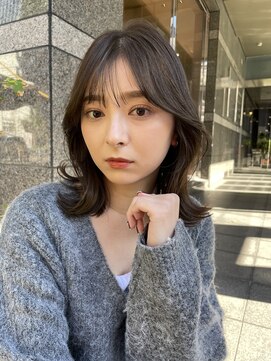 ロンド マーレ 天神大名店(Lond mare) イメチェン/チェリーブラウン/フェミニン/ダークアッシュ/束感