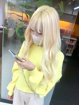 ディア(.eer) 【.eer/ディア】抜きっぱなしブリーチ/ブロンド/シールエクステ