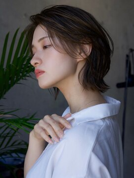 エインアンリー 表参道(AIN.ANLY.) 前髪なし外はねボブ20代30代40代【AIN.表参道】川原大地