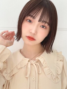 エニ 自由が丘(ENi) マチルダボブ/ピンクベージュ/インナーグレージュ[自由が丘駅]