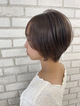 アッシュ 稲田堤店(Ash) シースルーショートボブ