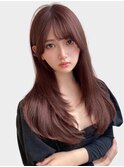 シースルーバング美髪大人可愛いナチュラルカール