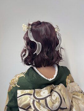 クルム(KURUMU) ハーフツイン/成人式ヘア