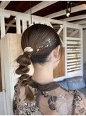 お呼ばれヘアセット
