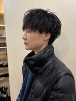 波巻き無造作マッシュ