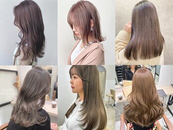 ネモネ バイ ミリー 梅田茶屋町(nemone by milly)の写真/【梅田茶屋町】上品で女性らしいシルエットになれる人気の韓国風くびれヘア♪顔周りのレイヤーで小顔効果も
