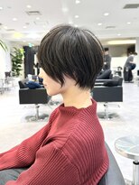 30代/40代/50代◎絶壁解消/白髪ぼかし/大人小顔ショート【湯本】