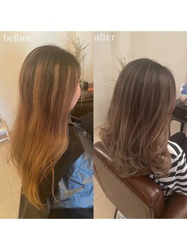 エフィル(efil.) ベージュハイライトスタイル