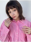 ウルフレイヤー　チェリーブラウン　ボブウルフ　イメチェン　