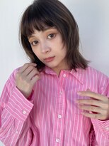 ガーデン 銀座(GARDEN)&nbsp;ウルフレイヤー　チェリーブラウン　ボブウルフ　イメチェン