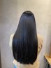 カット+髪質改善ストレート(縮毛矯正)シャンプー・ブロー込