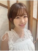 大人可愛い20代30代40代小顔ひし形ショート