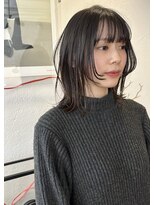 ラリカ(La Rica)&nbsp;ストレート×顔周りレイヤー　ハッシュカット　レイヤーボブ