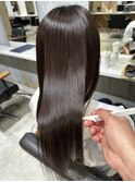 髪質改善サラサラプレミアム大人ガーリー韓国ロングAライン