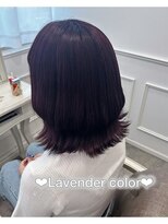 リルミー ミュエナ 大須 矢場町(Lilme myuena)&nbsp;濃いめラベンダーカラー♪_ゆうき