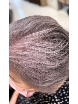 アッシュ 戸田公園店(Ash) 白髪90％でも可愛い♪ピンクベージュカラー