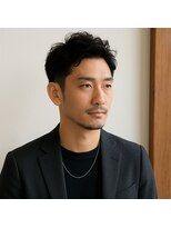 スープレックス ヘアーデザイン(SOUPREX HAIR DESIGN)&nbsp;大人メンズ刈り上げニュアンスパーマ　20代 30代 40代 50代 60代