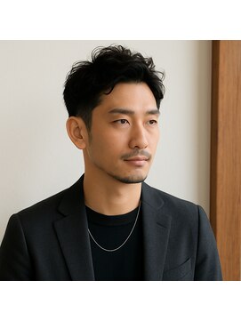 スープレックス ヘアーデザイン(SOUPREX HAIR DESIGN) 大人メンズ刈り上げニュアンスパーマ 20代 30代 40代 50代 60代