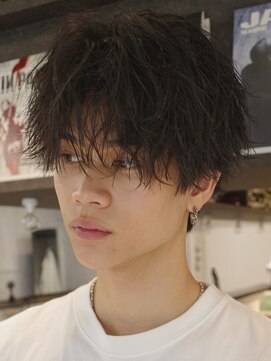 アンサー 渋谷(ANSWER) シースルーツイストスパイラルウルフパーマシャドウパーマ波巻き