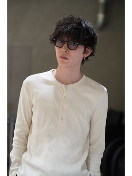 シャドウパーマ　ルーズパーマ　メンズパーマ　新宿