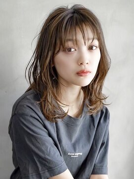 ギークス(GEEKS) 【GEEKS渋谷】冬カラー/艶グレージュ/20代30代/伸ばしかけロング