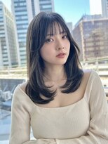 バイオレット 栄店(Violet)&nbsp;ミディアムレイヤー顔周りカットフェイスレイヤー小顔