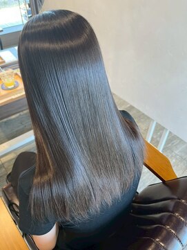 クレヨン ケース(Crayon case) ネイビーグレーグレージュアッシュグレージュカラー髪質改善