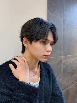 ロンド ロワール 門前仲町(Lond Loire) men's/ニュアンスパーマ/センターパート/門前仲町