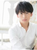 爽やかリクルート黒髪マッシュメンズカットa小山20代30代40代