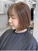 ブリーチなしダブルカラー　ベージュ　Riko