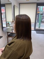 ストーク トウキョウ(stoke TOKYO)&nbsp;切りっぱなし　ミディ×艶感ストレート　荻窪/西荻窪/髪質改善