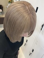 サロウィン 大宮Crest店(SALOWIN)&nbsp;ミルクティーグレージュ ベージュ 大宮美容室 ハイトーン