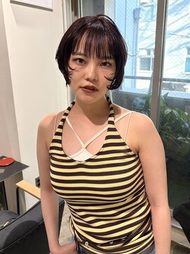 ノル 栄矢場町(nol) レイヤーショートボブ×レッドブラウン