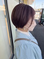 ヴァンカウンシル 清須店(VANCOUNCIL)&nbsp;青みピンクカラー×ボブ