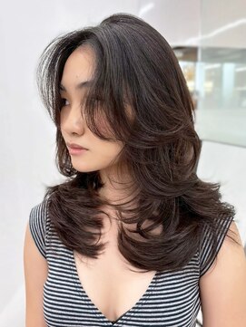 アイティー バイ アルバム 浦和店(IT by ALBUM) レイヤーセミロングブリーチなし秋_ba594941