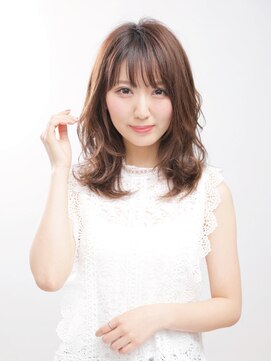 モーラ 浅香山店(MOLLA) フェミニンウルフ【夏カラー/ニュアンスカラー】