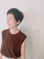 ヘアーサロン オーツー(HAIR SALON O+O) クセを生かしたりマニッシュショート