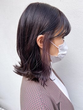 フロート 小阪店(float) インナーカラー_小顔,オリーブカラー,ハイライトカラー