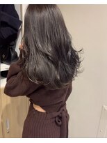 ローレンジウ(LOREN JU)&nbsp;透明感髪質改善ベージュダブルカラーミルクティーグレージュ