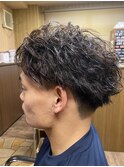 【メンズ】グランジパーマ