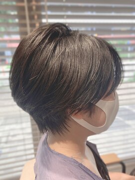 グラッシー センター北店(GLASSI) 【GLASSI】大人かわいい小顔ショート★デザインカラー★髪質改善