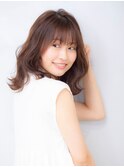 ナチュラルAラインボブ ミディアムレングス