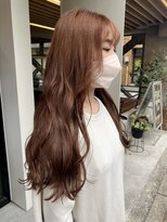 カノエ 福岡香椎店(canoe)&nbsp;韓国スタイル/艶髪/オレンジブラウン/髪質改善縮毛矯正/香椎