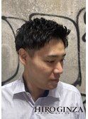 ビジネスショート×形状記憶パーマ