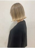 切りっぱなしボブ/パツっとボブ/外ハネボブ