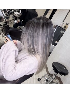 アルマヘア(Alma hair) 【ホワイト系】エアタッチバレイヤージュ