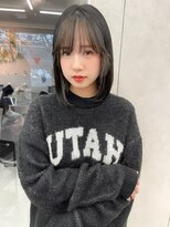 ロンド マーレ 天神大名店(Lond mare)&nbsp;顔周りカット　韓国ヘア　レイヤーカット　グレージュ　グレー系