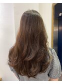 【韓国】レイヤーカット グレージュカラー